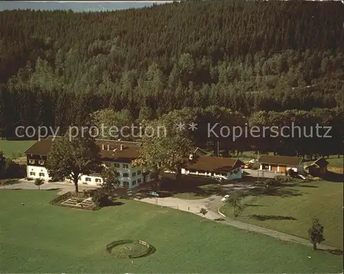 AK / Ansichtskarte Steingaden Oberbayern Bildungsstaette Erholungsstaette Langau Fliegeraufnahme Kat. Steingaden