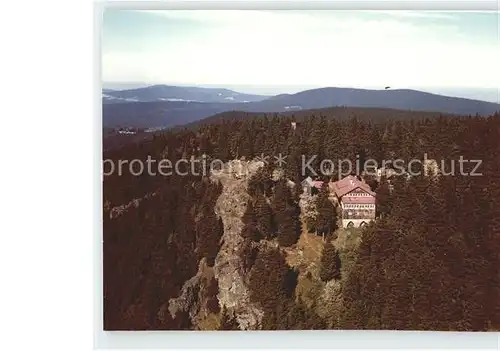 AK / Ansichtskarte Falkenstein Oberpfalz Berghaus Fliegeraufnahme Kat. Falkenstein