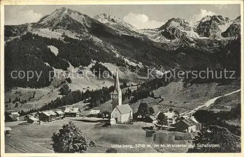 AK / Ansichtskarte Mittelberg Kleinwalsertal Schafalpen Kat. Oesterreich