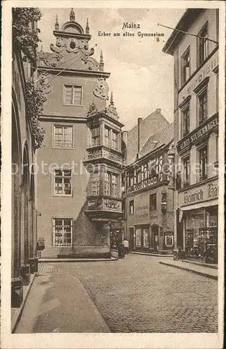 AK / Ansichtskarte Mainz Rhein Erker am alten Gymnasium