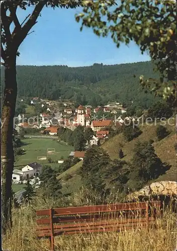 AK / Ansichtskarte Breitenbrunn Oberpfalz Neumarkt Ansicht vom Waldrand aus Ruhebank