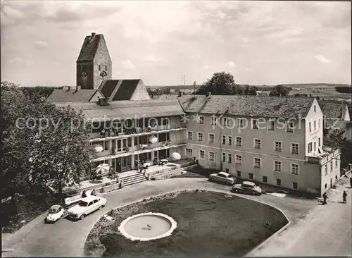 AK / Ansichtskarte Bad Goegging Kurheim Trajansbad Schwefel und Moorbad Kirche Kat. Neustadt a.d.Donau