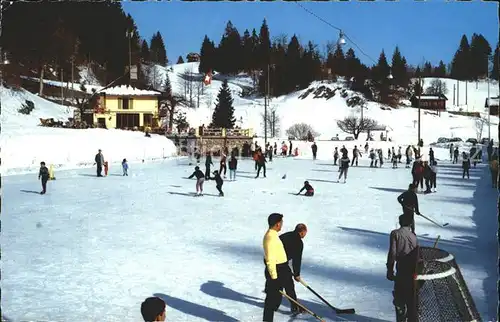 AK / Ansichtskarte St Cergue La Patinoire des Cheseaux Eislaufbahn Wintersportplatz Kat. St Cergue