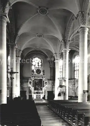 AK / Ansichtskarte Marienberg Erzgebirge Inneres der St Marienkirche Kat. Marienberg