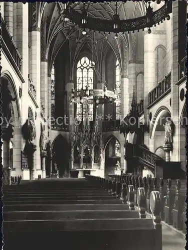 AK / Ansichtskarte Wittenberg Lutherstadt Schlosskirche Innenansicht Kat. Wittenberg