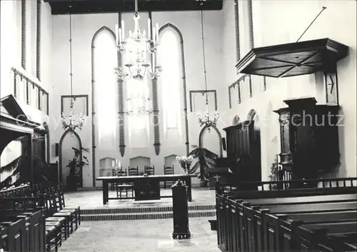 AK / Ansichtskarte Ten Boer Kloosterkerk interieur Kat. Ten Boer