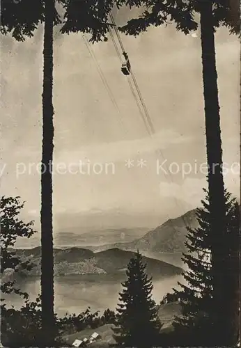 AK / Ansichtskarte Beckenried Luftseilbahn nach Klewenalp / Beckenried /Bz. Nidwalden