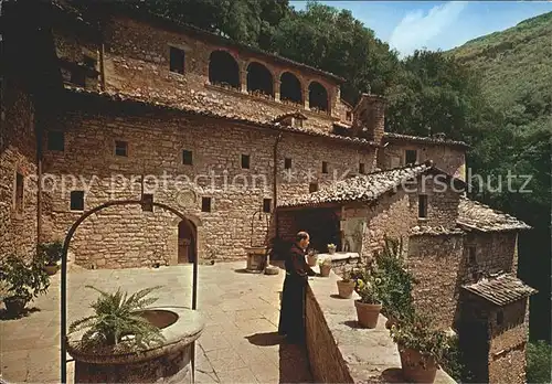 AK / Ansichtskarte Assisi Umbria Eremo delle Carceri Einsiedelei Hl Franziskus Carceri Kloster Kat. Assisi