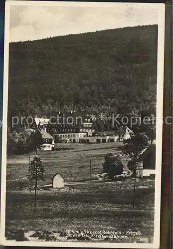 AK / Ansichtskarte Rehefeld Zaunhaus Hotel Grenzbaude Kat. Altenberg