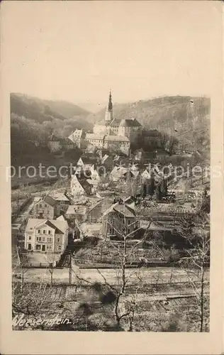 AK / Ansichtskarte Weesenstein Teilansicht mit Schloss