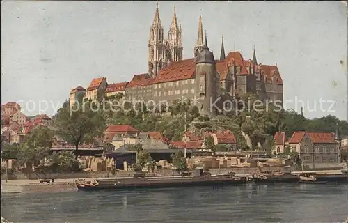 AK / Ansichtskarte Meissen Elbe Sachsen Albrechtsburg und Dom Kat. Meissen