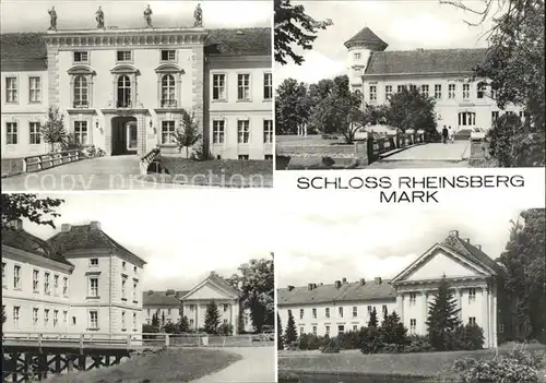 AK / Ansichtskarte Rheinsberg Schloss Rheinsberg Teilansichten Kat. Rheinsberg