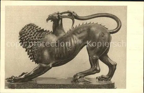 AK / Ansichtskarte Firenze Toscana R. Museo Archeologico La Chimera di Arezzo Kat. Firenze