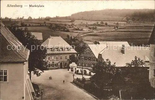 AK / Ansichtskarte Altenberg Erzgebirge Marktplatz Kat. Geising