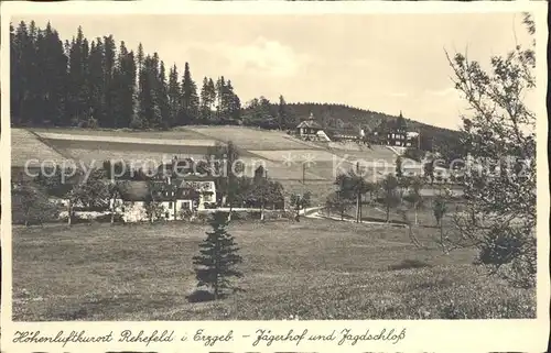 AK / Ansichtskarte Rehefeld Zaunhaus Jaegerhof und Jagdschloss Kat. Altenberg