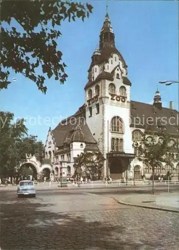 AK / Ansichtskarte Leipzig Kongresshalle Zoo Kat. Leipzig