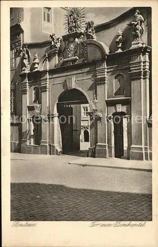 AK / Ansichtskarte Bautzen Tor zum Domspital Serie Saechsische Heimatschutz Postkarten Kat. Bautzen