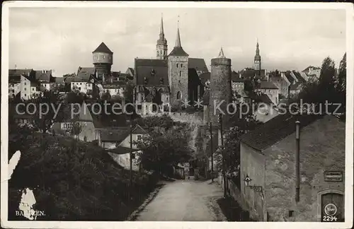 AK / Ansichtskarte Bautzen Altstadt Alte Wasserkunst Kirche Turm Kat. Bautzen