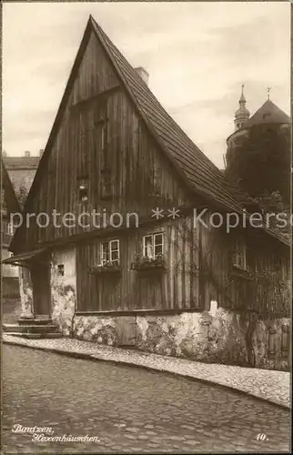 AK / Ansichtskarte Bautzen Altes Buergerhaus Hexenhaeusel Kat. Bautzen