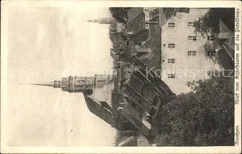 AK / Ansichtskarte Bautzen Blick vom Schlossturm auf die Petrikirche Serie Saechsische Heimatschutz Postkarten Kat. Bautzen