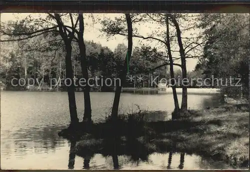 AK / Ansichtskarte Tharandt Seerenteich am Tharandter Wald Handabzug Kat. Tharandt