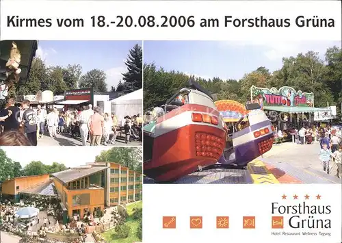 AK / Ansichtskarte Chemnitz Kirmes 2006 am Forsthaus Gruena Kat. Chemnitz