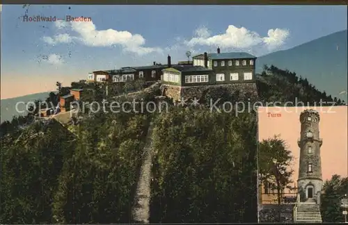 AK / Ansichtskarte Oybin Hochwald Bauden Turm Zittauer Gebirge Kat. Kurort Oybin