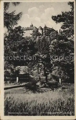 AK / Ansichtskarte Blankenburg Harz SVK Erholungsheim Schloss Kat. Blankenburg