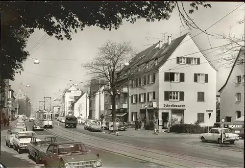 AK / Ansichtskarte Stuttgart Wangen Strassenpartie