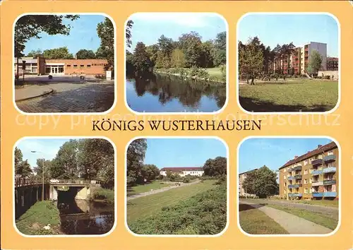 AK / Ansichtskarte Koenigs Wusterhausen Nottekanal Schleusenbruecke Kat. Koenigs Wusterhausen