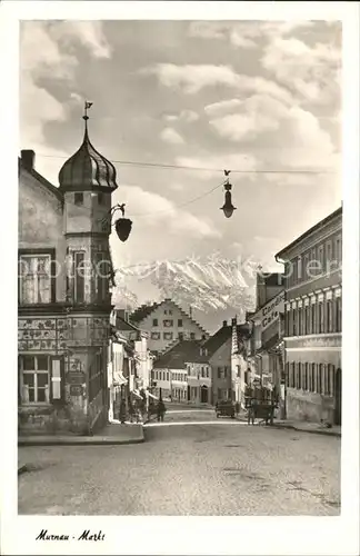 AK / Ansichtskarte Murnau Markt Kat. Murnau a.Staffelsee