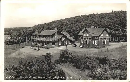 AK / Ansichtskarte Schotten Gaststaetten auf dem  Hoherodskopf Kat. Schotten