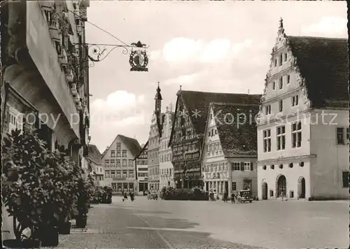 AK / Ansichtskarte Dinkelsbuehl Weinmarkt Deutsches Haus Kat. Dinkelsbuehl