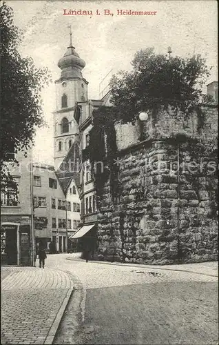 AK / Ansichtskarte Lindau Bodensee Heidenmauer Kat. Lindau (Bodensee)