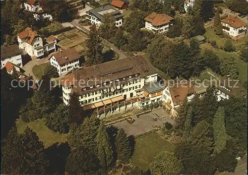 AK / Ansichtskarte Freudenstadt Kurhaus St Elisabeth Schwarzwald Fliegeraufnahme Kat. Freudenstadt