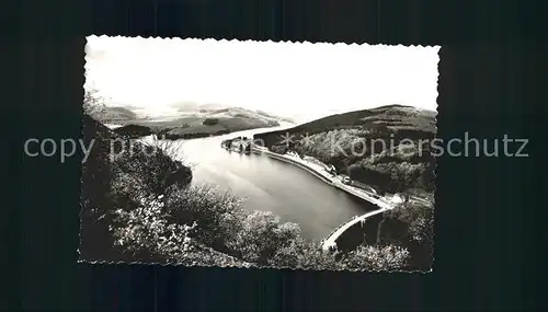 AK / Ansichtskarte Helminghausen Panorama Diemelsee Talsperre Sperrmauer Kat. Marsberg