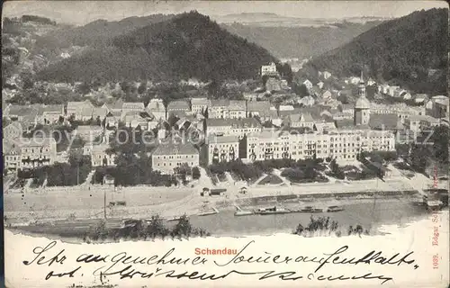 AK / Ansichtskarte Schandau Bad Gesamtansicht Kat. Bad Schandau