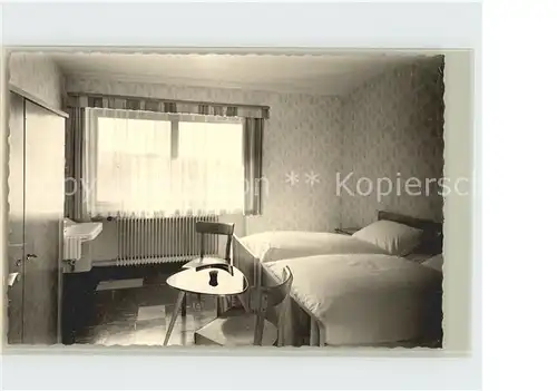 AK / Ansichtskarte Birkenbringhausen Gasthaus Kahl Zimmer Kat. Burgwald