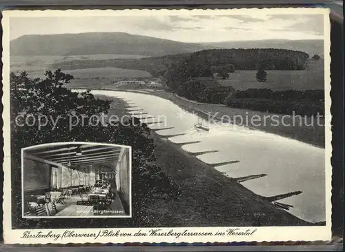 AK / Ansichtskarte Fuerstenberg Weser Blick von den Weserbergterrassen ins Wesertal Kat. Fuerstenberg