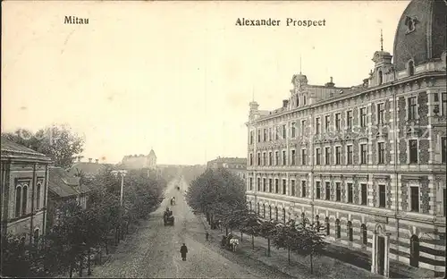 AK / Ansichtskarte Mitau Alexander Prospect  / Lettland /