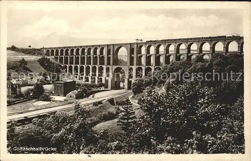 AK / Ansichtskarte Mylau Goeltzschtalbruecke erbaut 1851 Eisenbahn Kat. Mylau