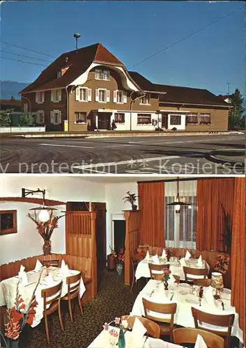 AK / Ansichtskarte Taeuffelen Restaurant Schwanen am Bielersee Kat. Taeuffelen