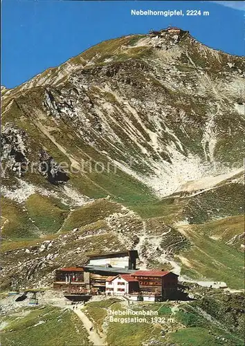 AK / Ansichtskarte Oberstdorf Nebelhorngipfel Nebelhornbahn Bergstation  Kat. Oberstdorf