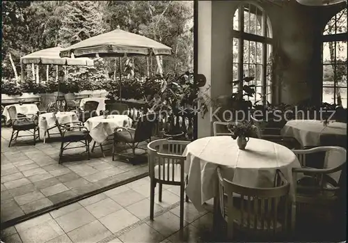 AK / Ansichtskarte Wannsee Wintergarten Terrasse Haus am Kleinen Wannsee Erholungsheim der Deutschen Postgewerkschaft / Berlin /Berlin Stadtkreis