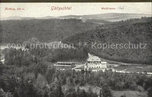 AK / Ansichtskarte Goeltzschtal Vogtland Waldfrieden Kuhberg