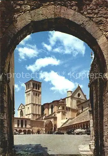 AK / Ansichtskarte Assisi Umbria Basilica di San Francesco Basilika Hl Franziskus Kat. Assisi