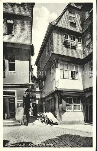 AK / Ansichtskarte Frankfurt Main Gasse in Altstadt Kat. Frankfurt am Main