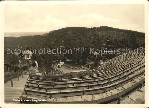 AK / Ansichtskarte Thale Harz Bergtheater  Kat. Thale