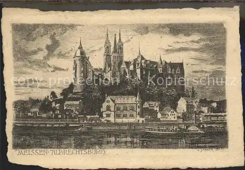 AK / Ansichtskarte Meissen Elbe Sachsen Albrechtsburg Kat. Meissen