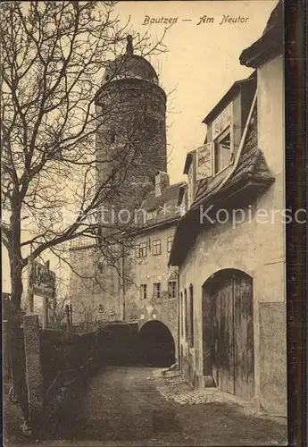 AK / Ansichtskarte Bautzen Partie am Neutor Turm Kat. Bautzen